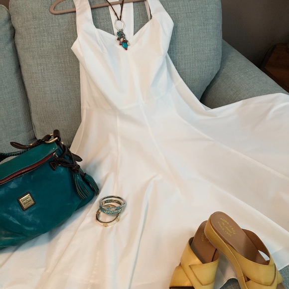 Ann Taylor Dresses & Skirts - Ann Taylor White Halter Sundress